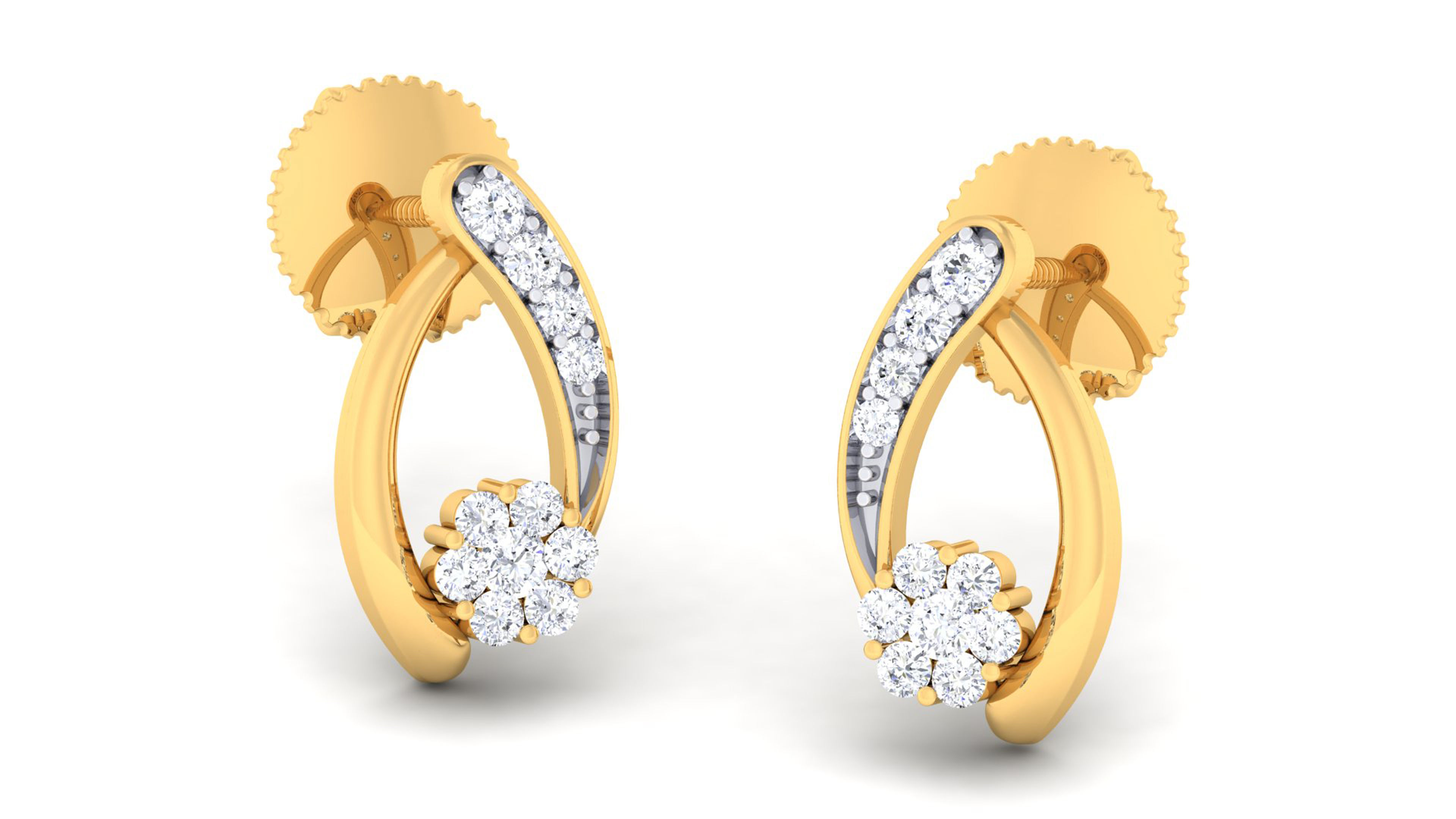 Women pendant-earrings set 3dm mgx render detail 3D print model 3D print model_2