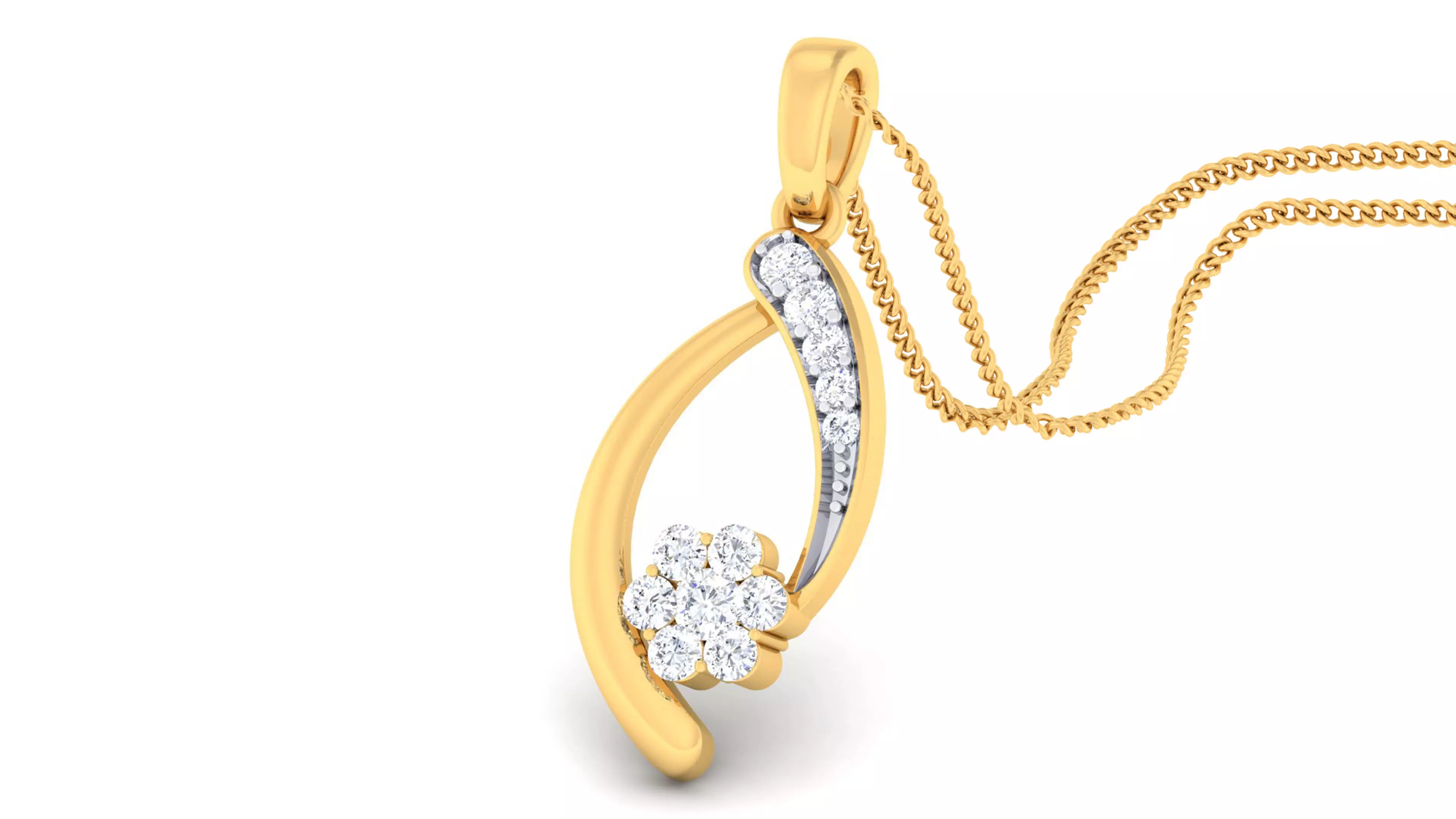 Women pendant-earrings set 3dm mgx render detail 3D print model 3D print model_0