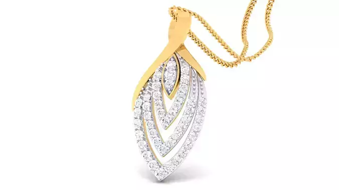 Women pendant-earrings set 3dm mgx render detail 3D print model