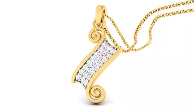 Women pendant-earrings set 3dm mgx render detail 3D print model