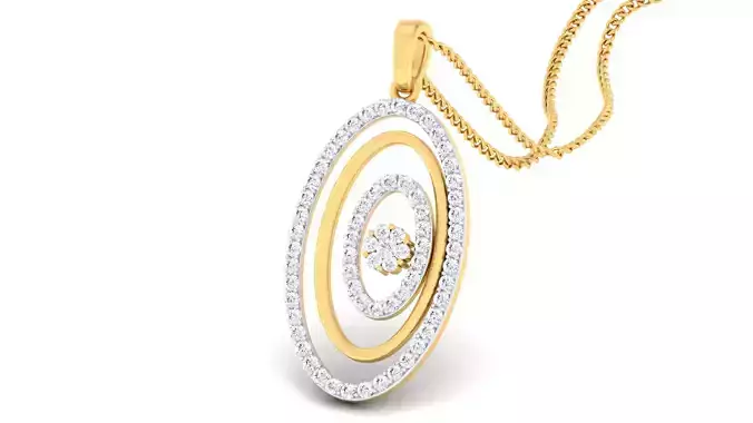 Women pendant-earrings set 3dm mgx render detail 3D print model