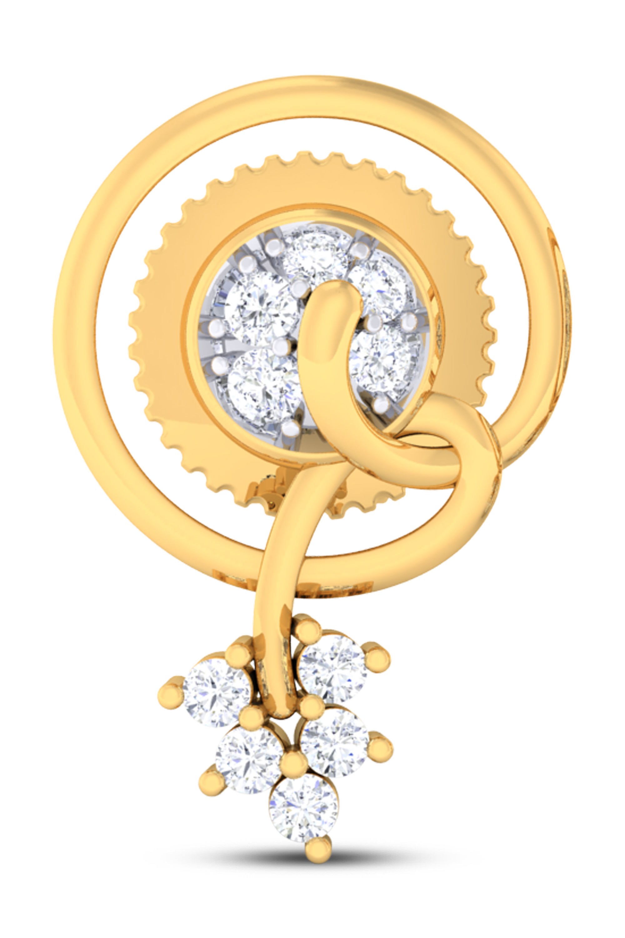 Women pendant-earrings set 3dm mgx render detail 3D print model 3D print model_3