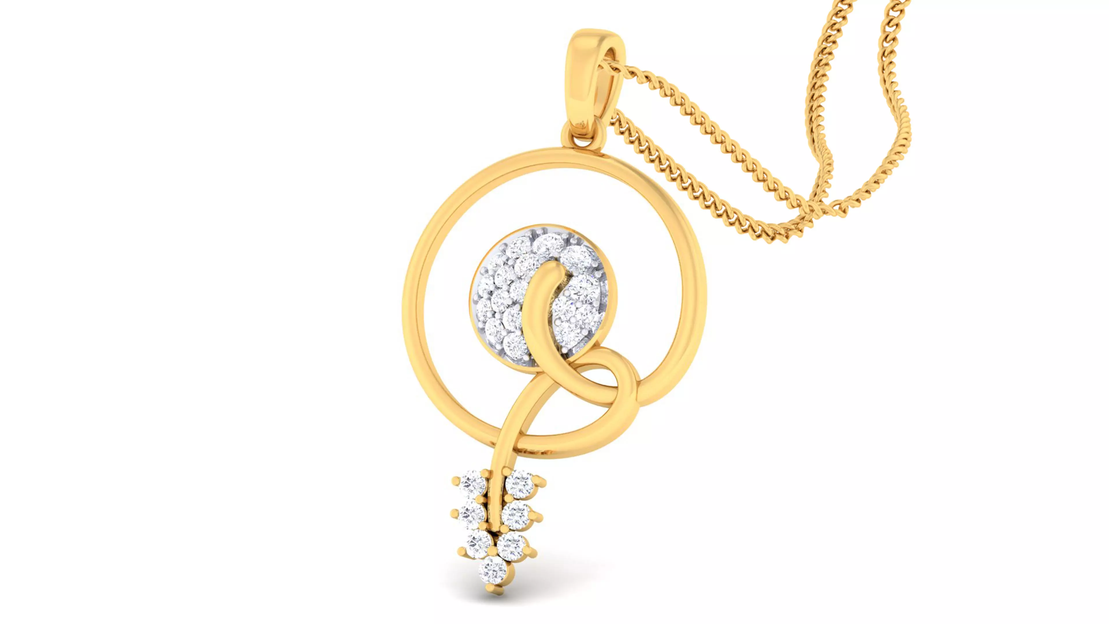 Women pendant-earrings set 3dm mgx render detail 3D print model 3D print model_0