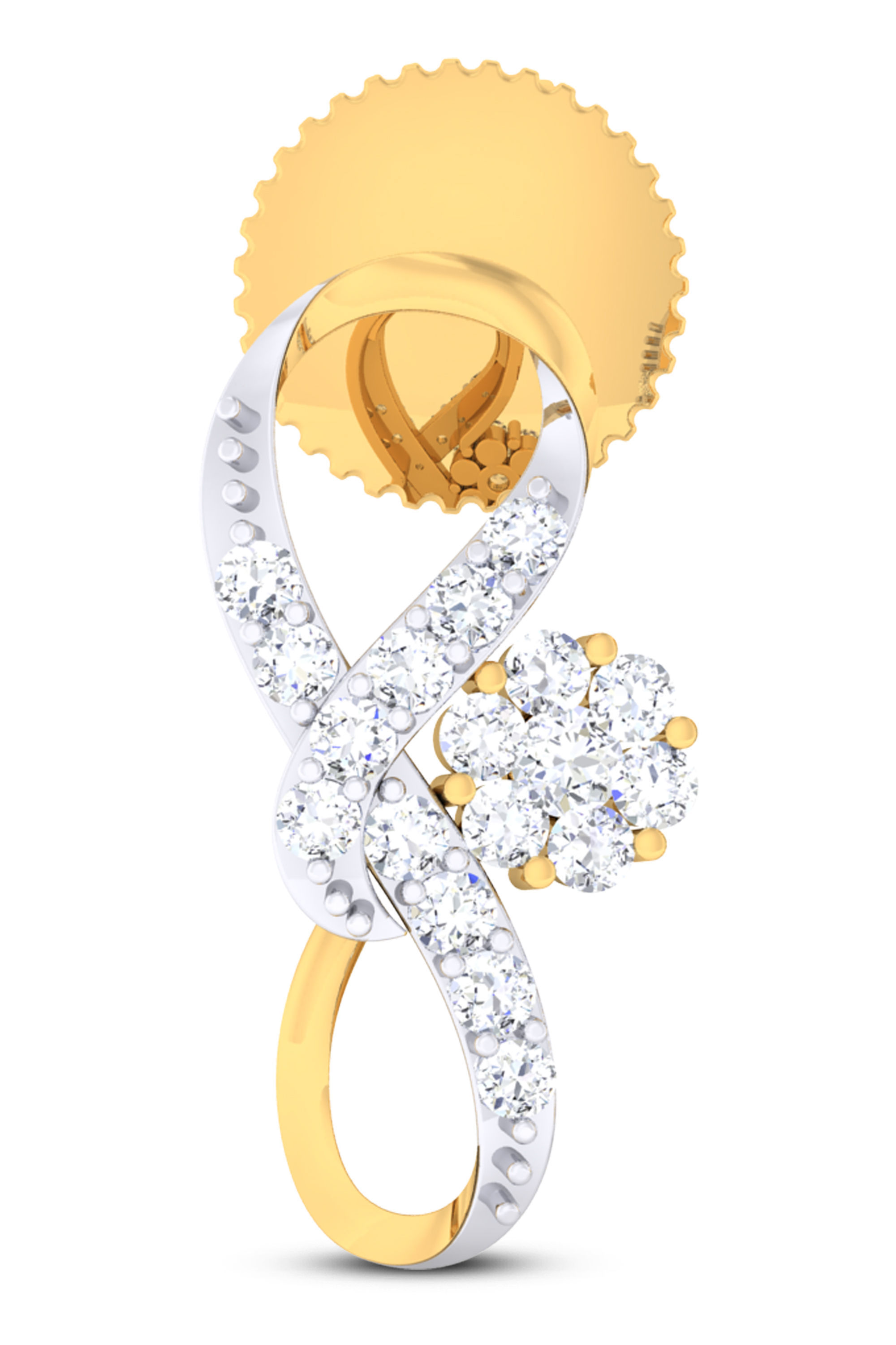 Women pendant-earrings set 3dm mgx render detail 3D print model 3D print model_3