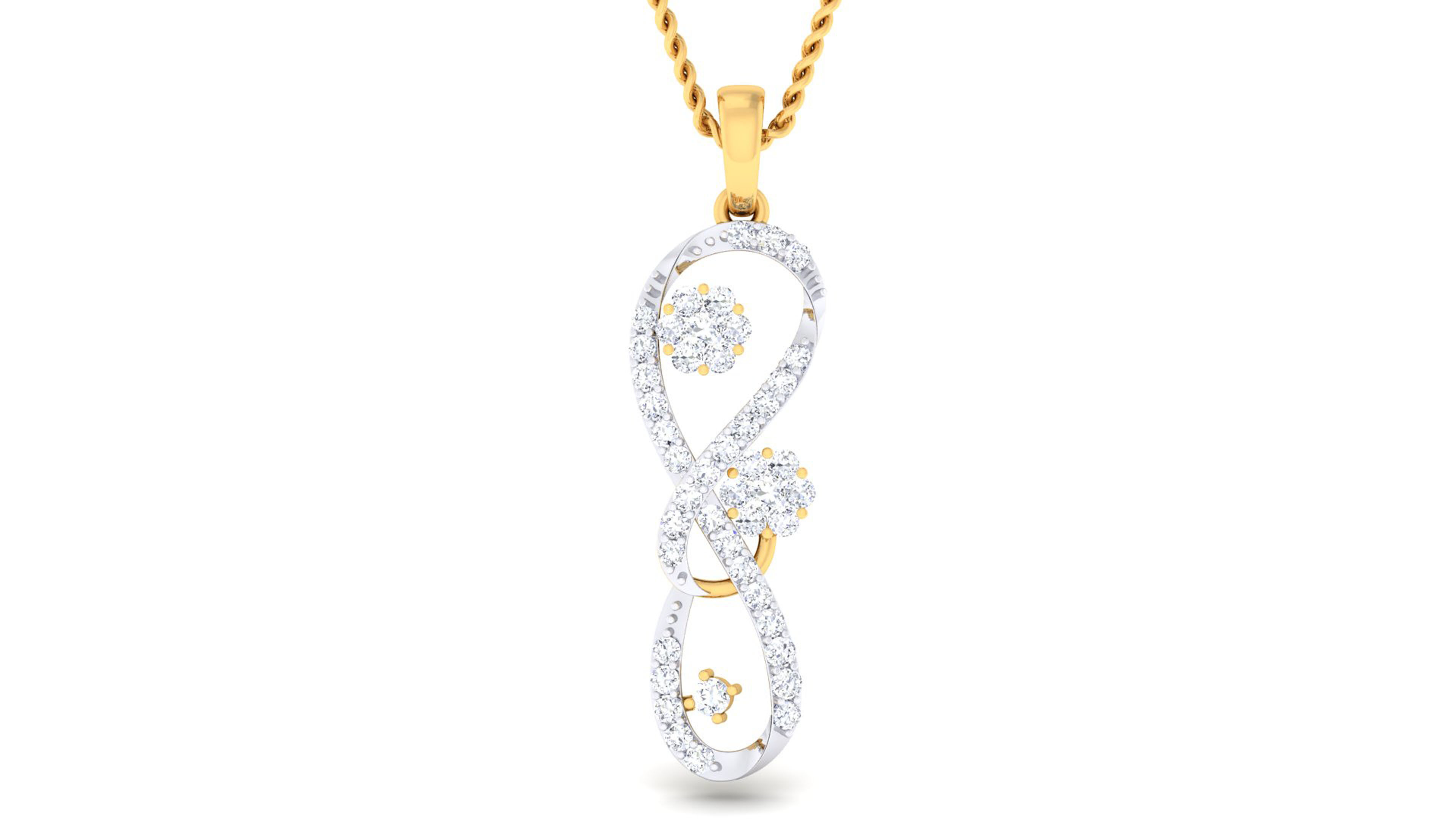 Women pendant-earrings set 3dm mgx render detail 3D print model 3D print model_8