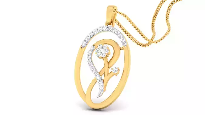 Women pendant-earrings set 3dm mgx render detail 3D print model