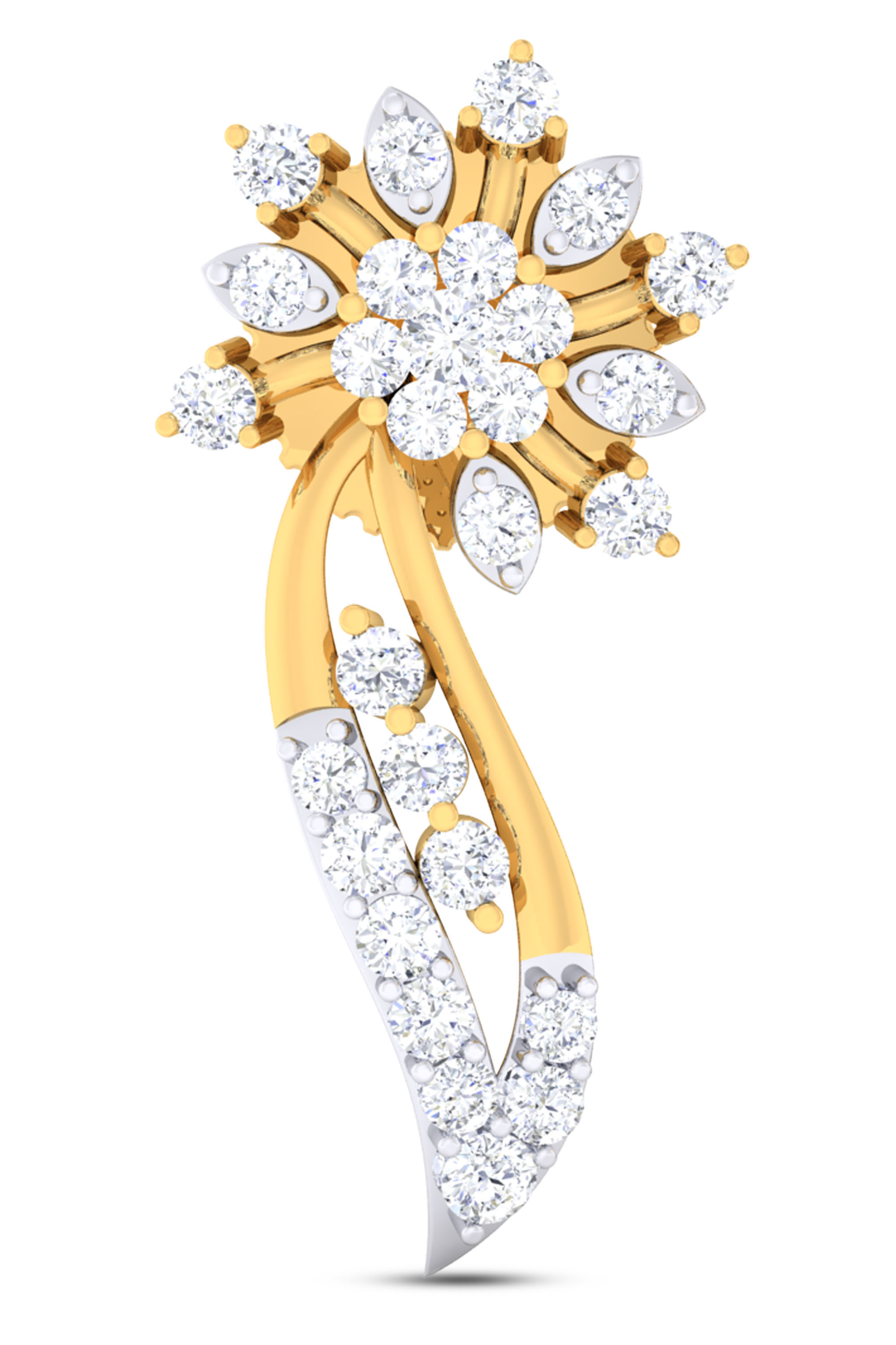 Women pendant-earrings set mgx render detail 3D print model 3D print model_2