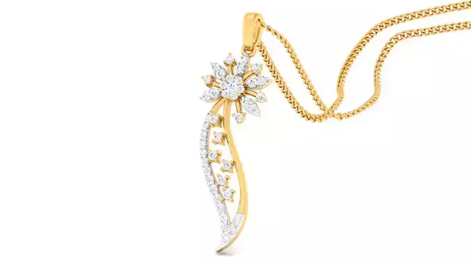 Women pendant-earrings set mgx render detail 3D print model