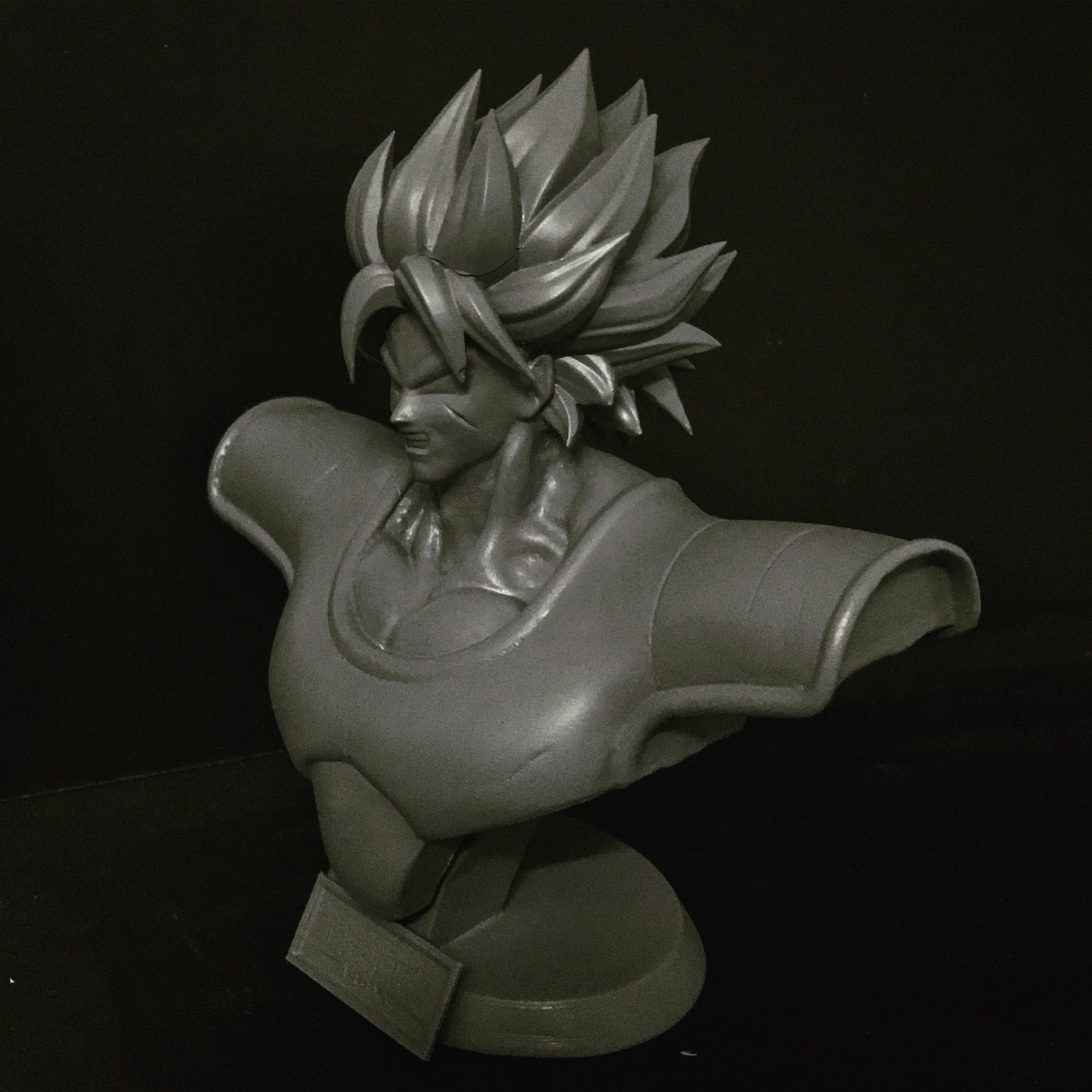 Broly Bust - from Broly Movie 2019 3D print model_12