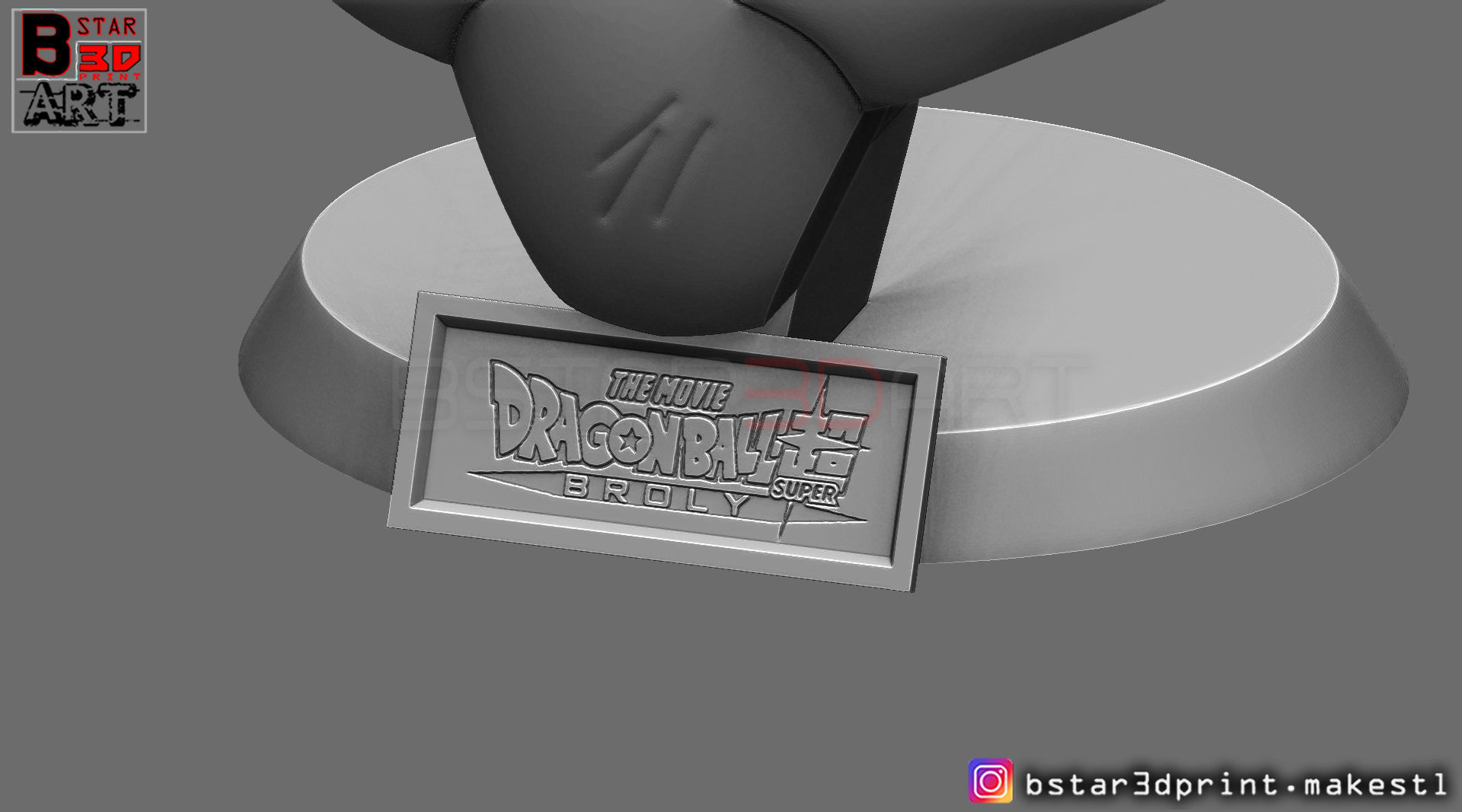 Broly Bust - from Broly Movie 2019 3D print model_10