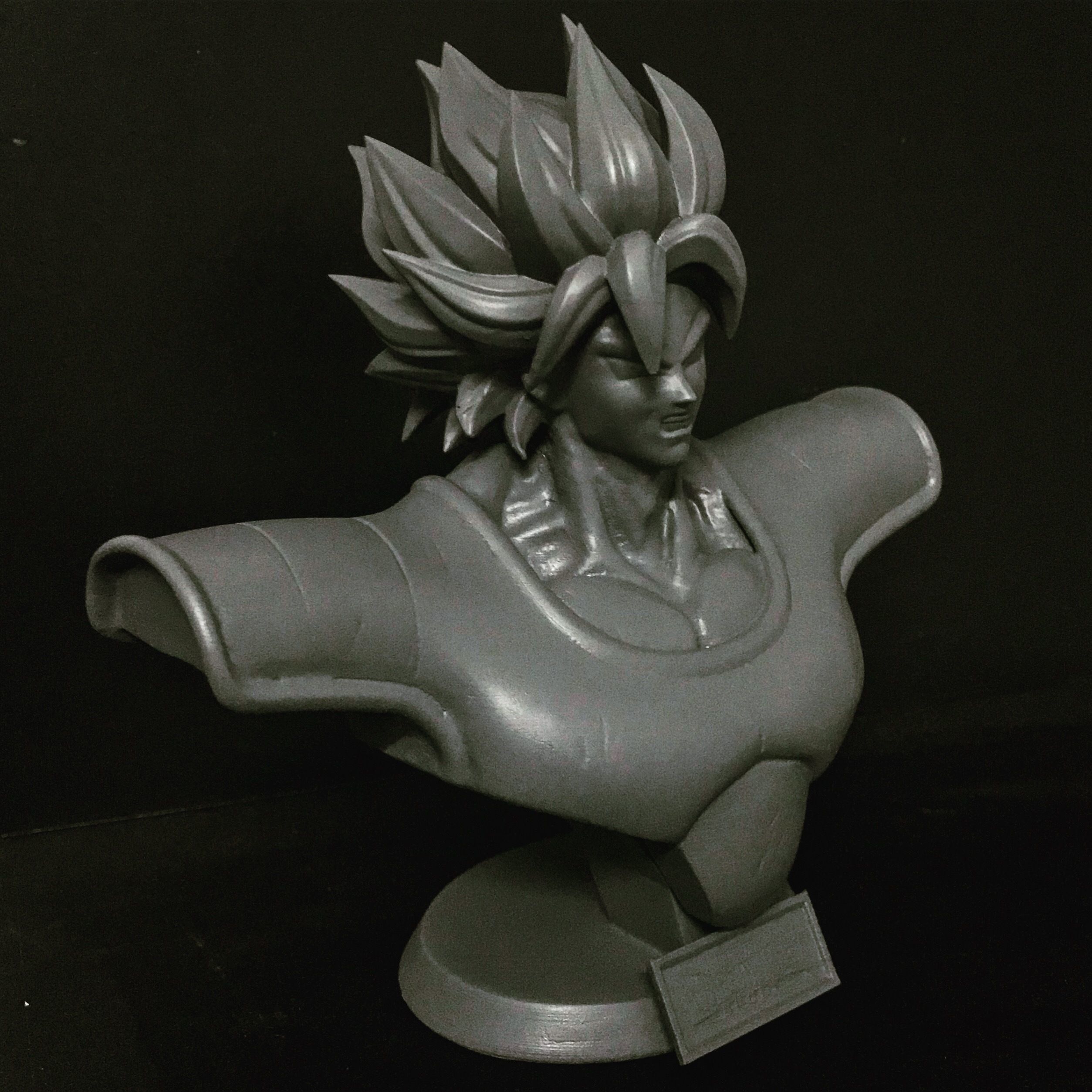 Broly Bust - from Broly Movie 2019 3D print model_13