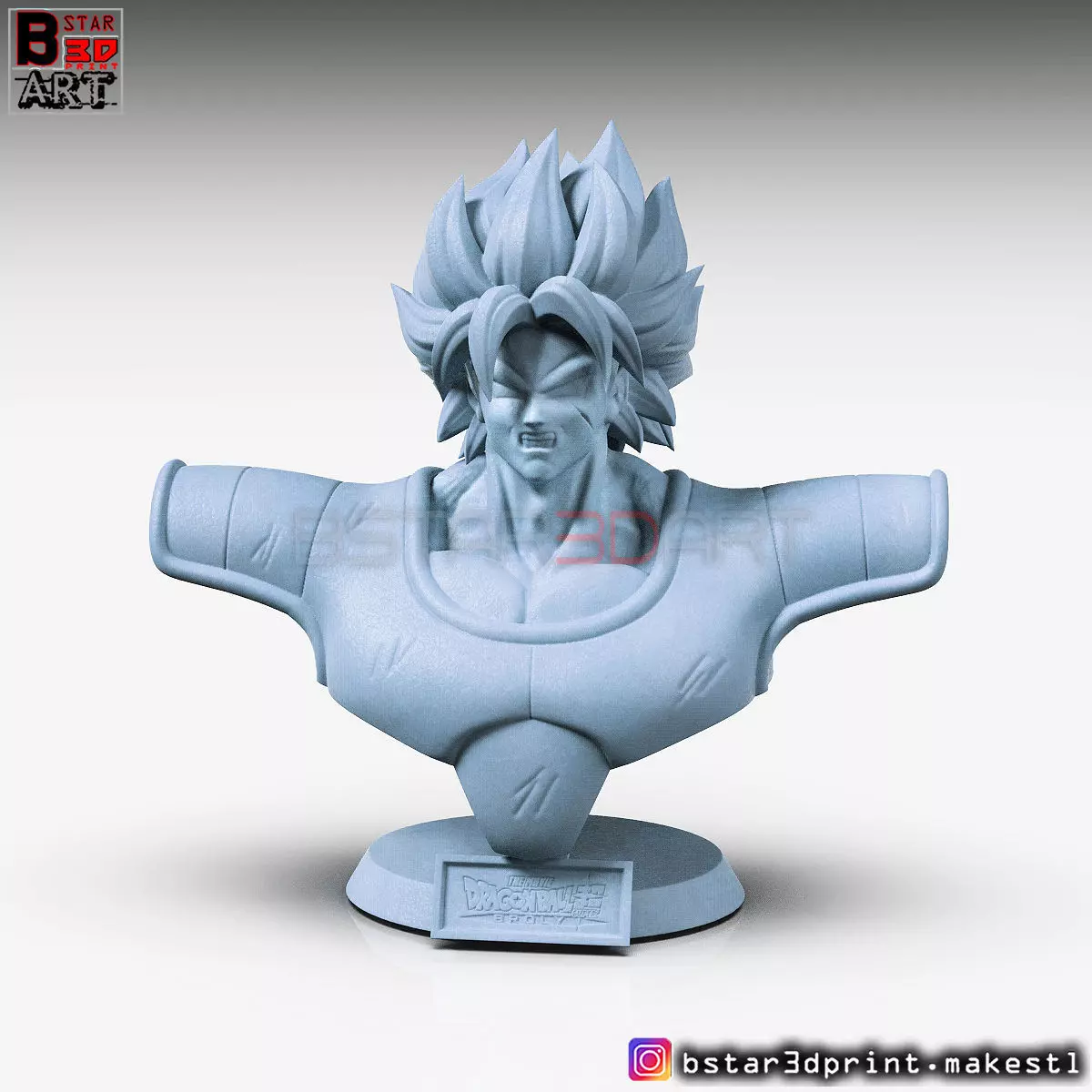 Broly Bust - from Broly Movie 2019 3D print model_0