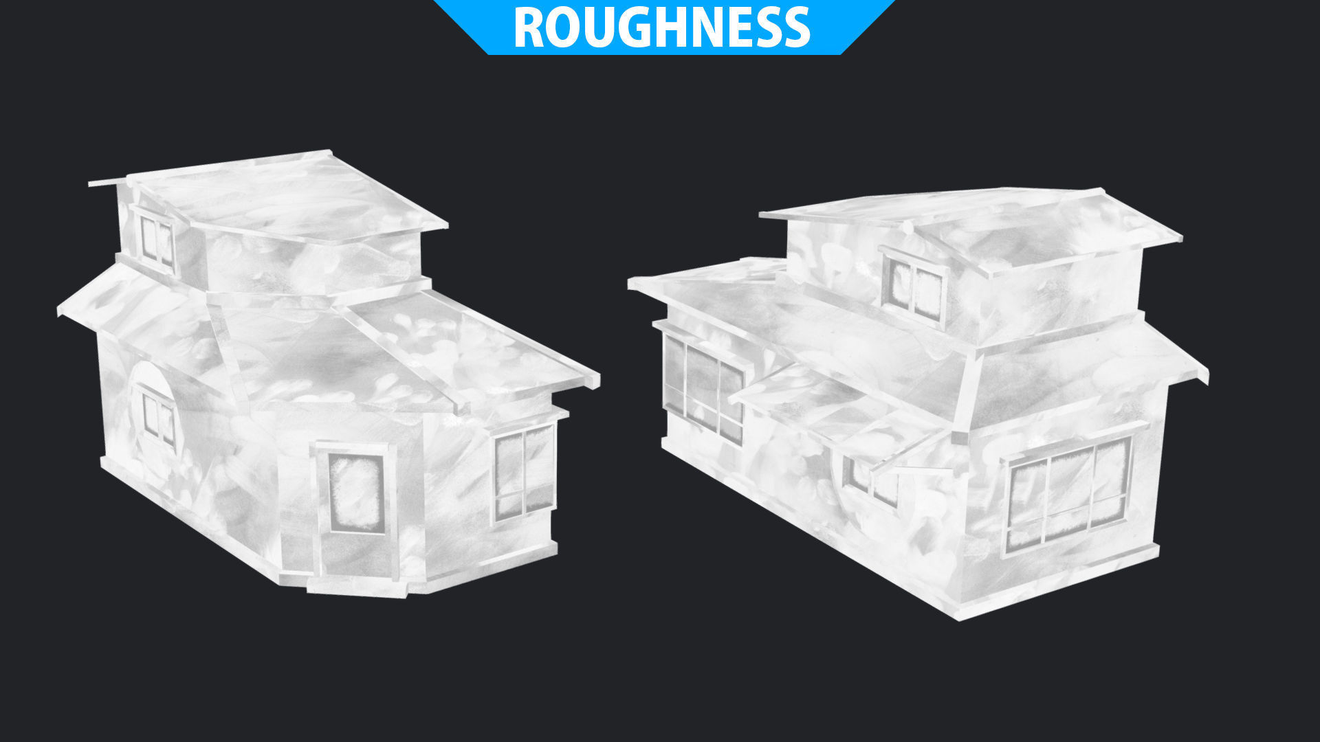 House of Color D Green Low-poly 3D model_19