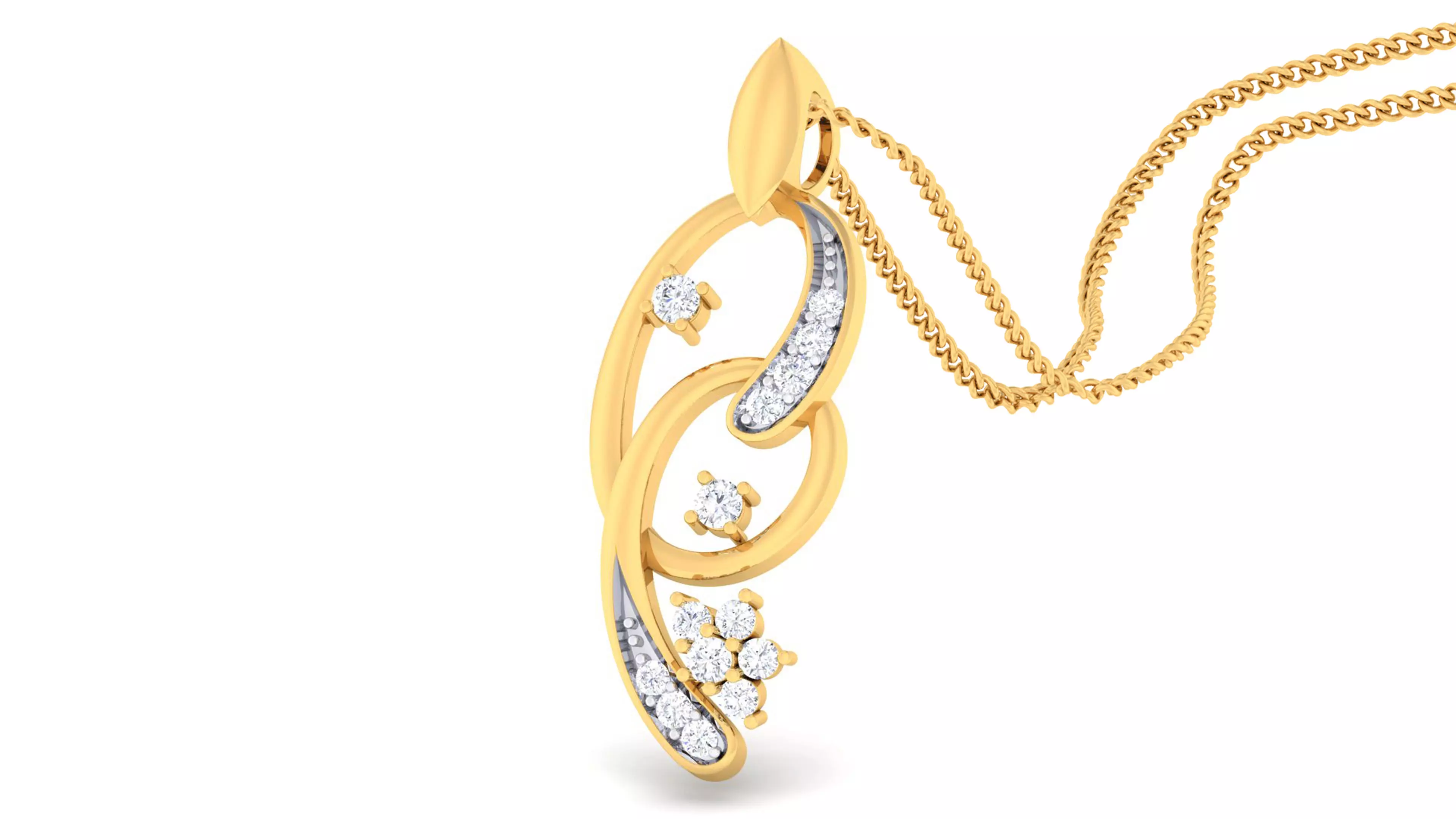 Women pendant-earrings set 3dm mgx render detail 3D print model 3D print model_0