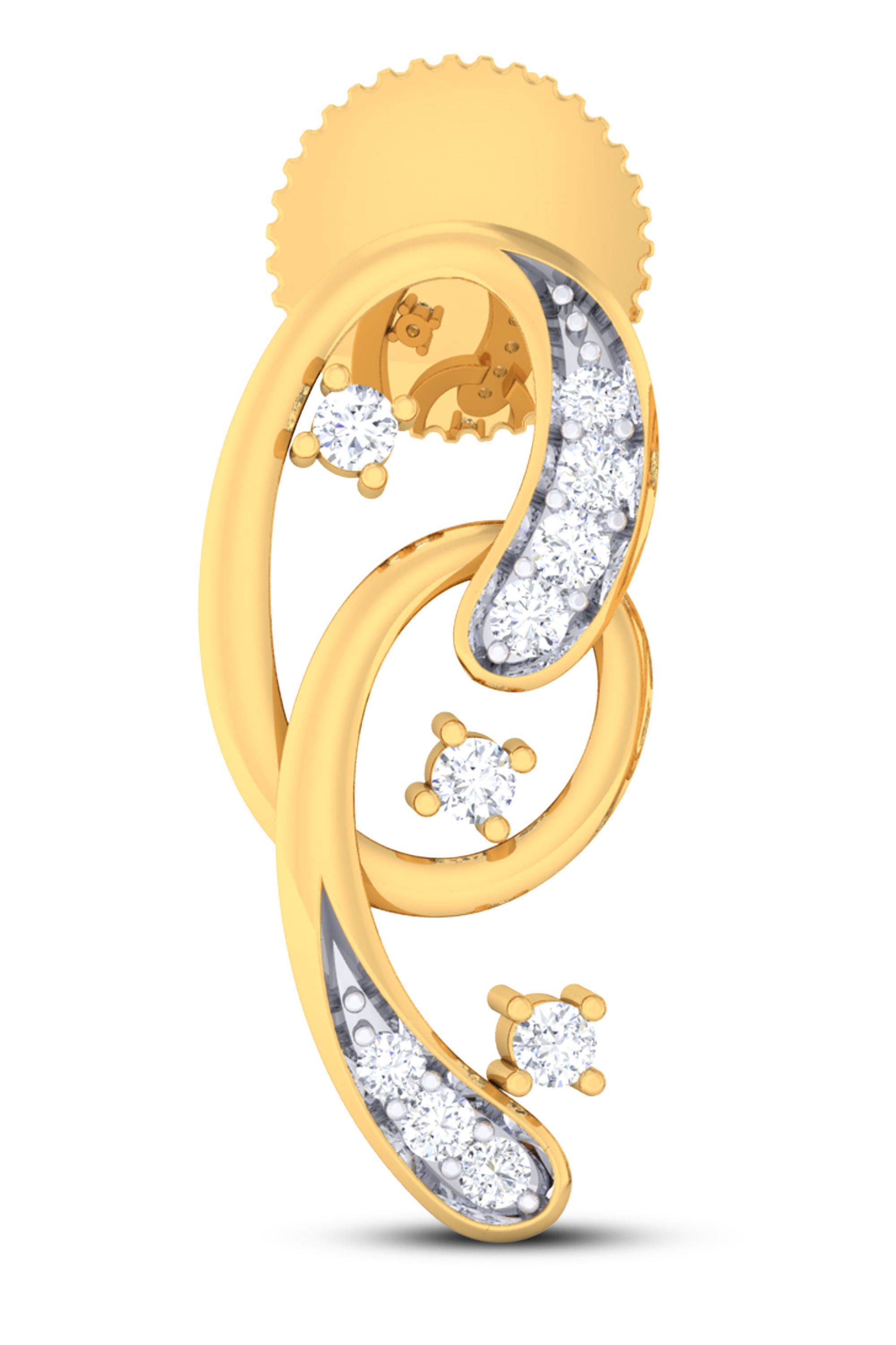 Women pendant-earrings set 3dm mgx render detail 3D print model 3D print model_3