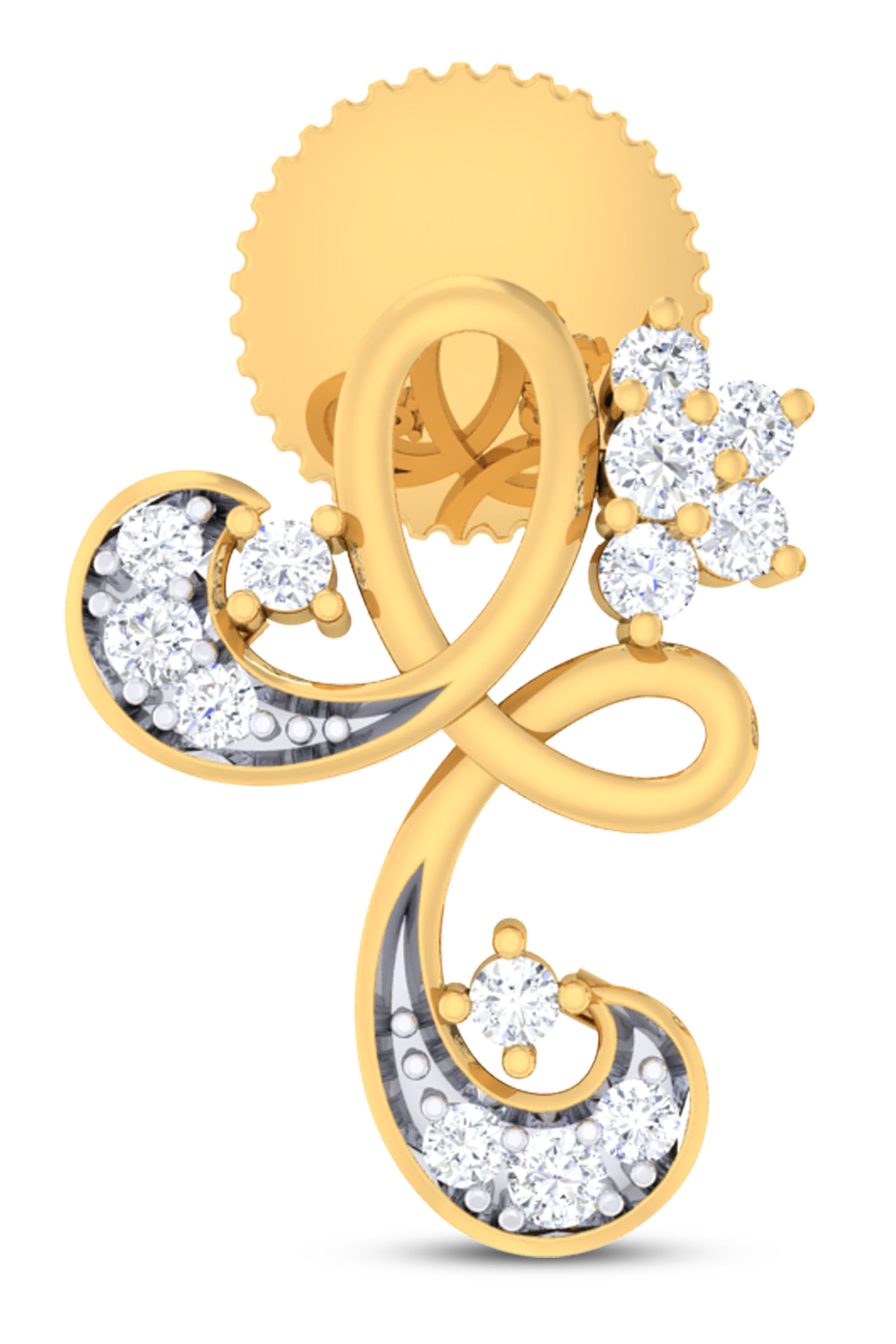 Women pendant-earrings set 3dm mgx render detail 3D print model 3D print model_3