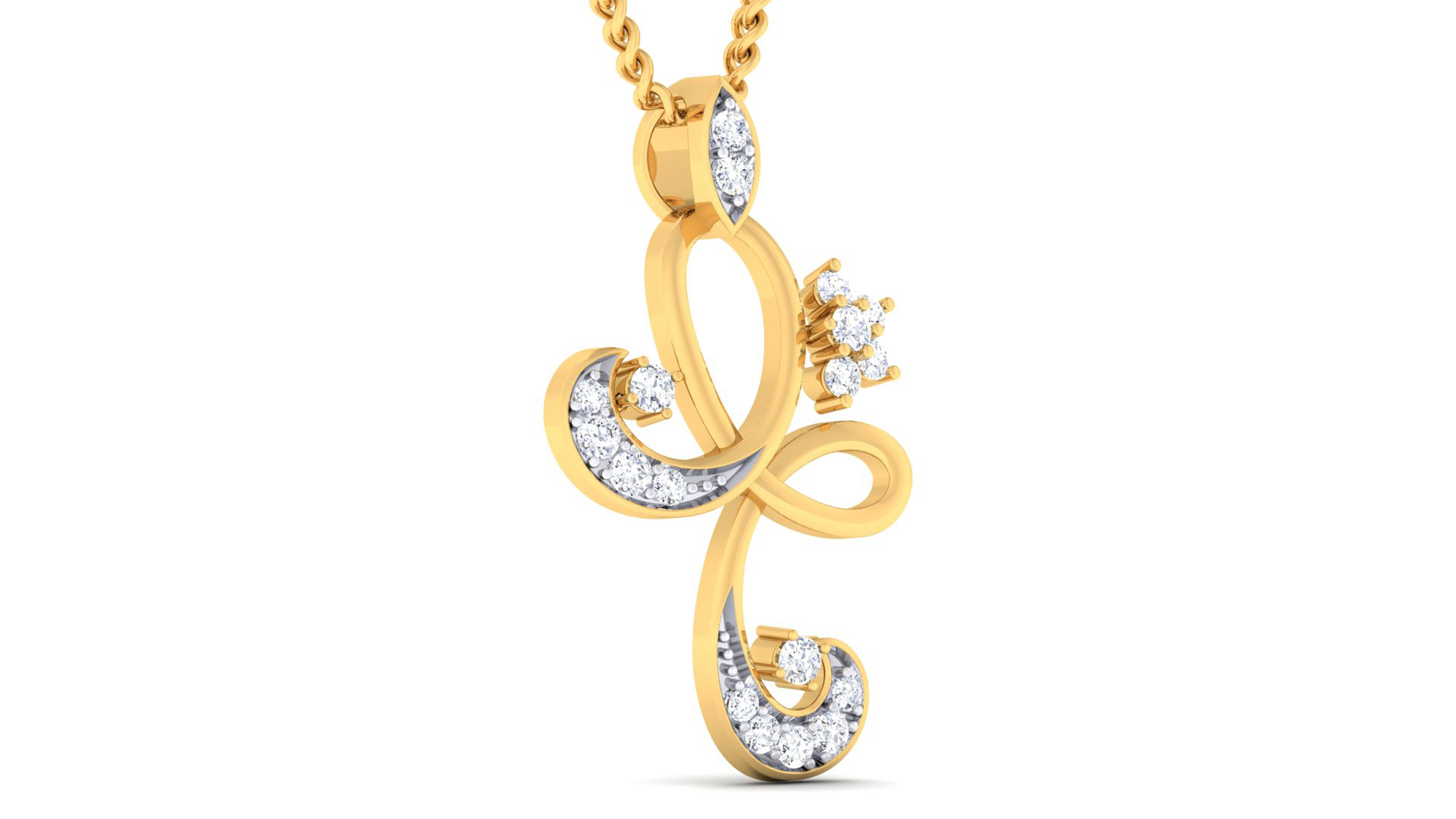 Women pendant-earrings set 3dm mgx render detail 3D print model 3D print model_6