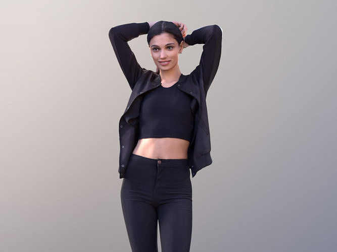 Myriam 10023 - Sport Girl Low-poly 3D model