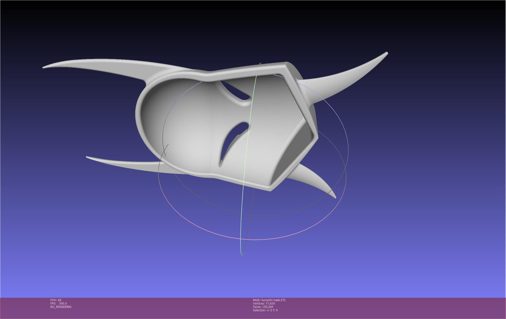 Cypher Team Kunoichi Mask Printable Model 3D print model_106