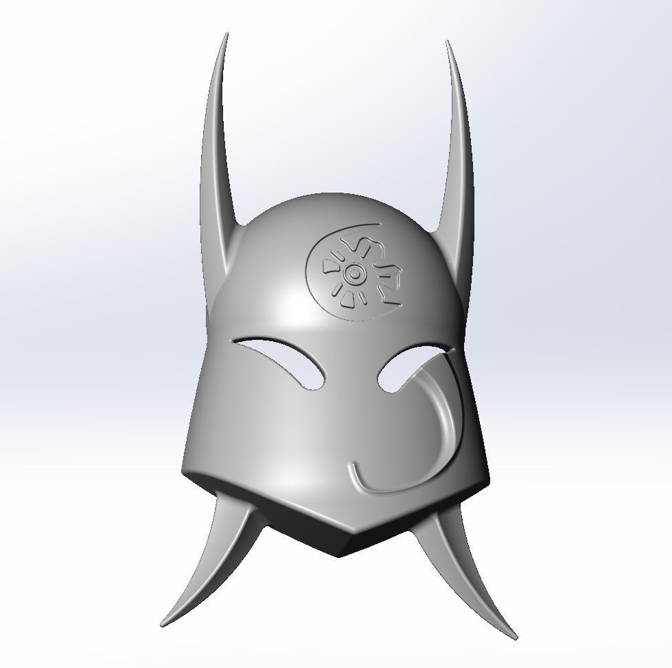 Cypher Team Kunoichi Mask Printable Model 3D print model_1