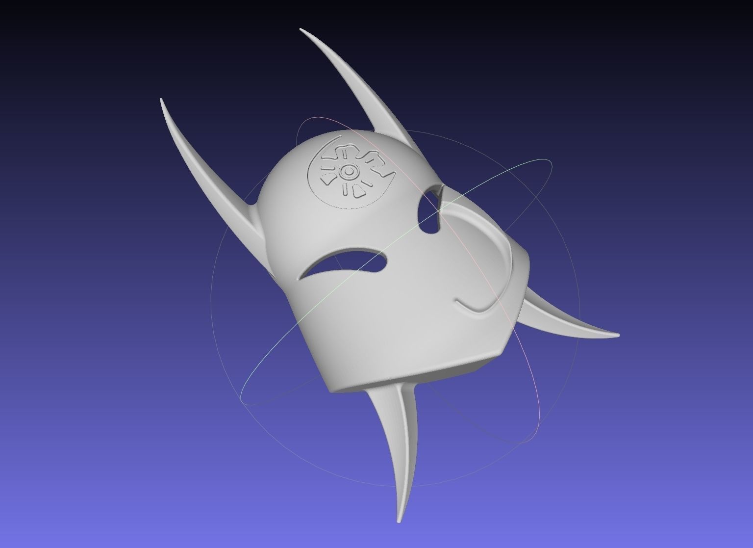 Cypher Team Kunoichi Mask Printable Model 3D print model_2