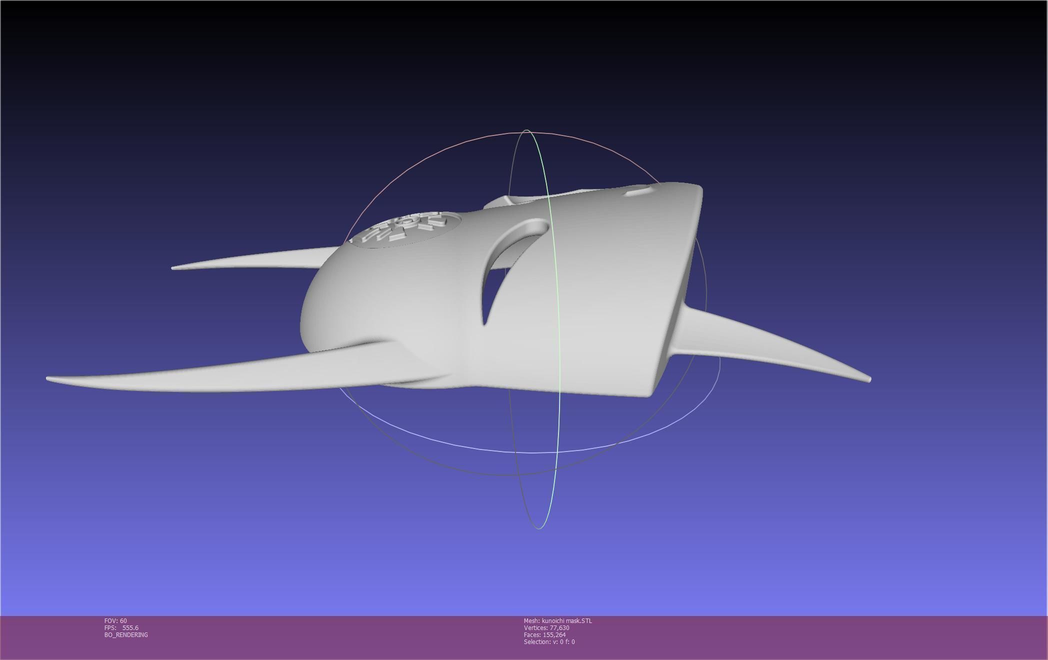 Cypher Team Kunoichi Mask Printable Model 3D print model_112