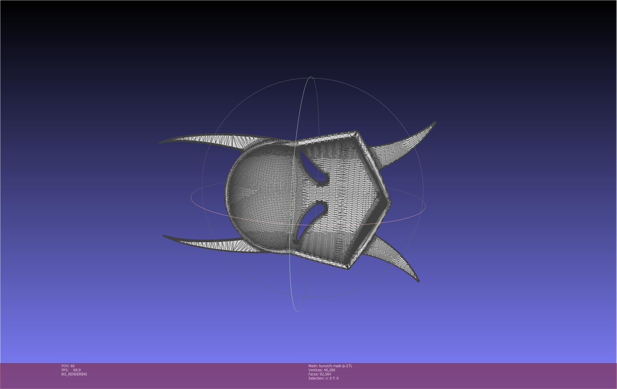 Cypher Team Kunoichi Mask Printable Model 3D print model_13