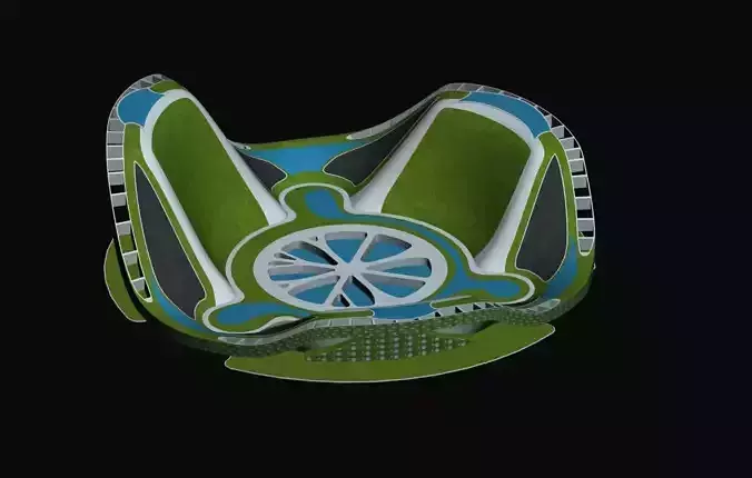 Floating Architecture and Future Architecture 3D model
