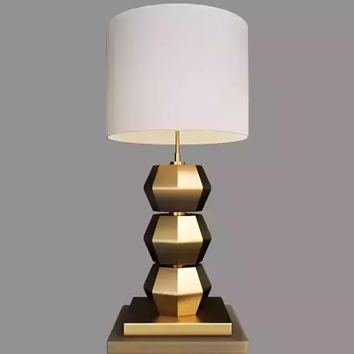 Rockefeller Faceted Crystal Table Lamp
