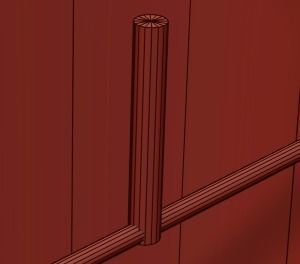 AERIN table lamp with shade 3D model_2