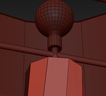 AERIN table lamp with shade 3D model_7