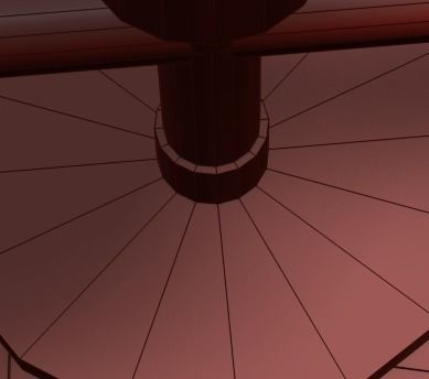 AERIN table lamp with shade 3D model_4