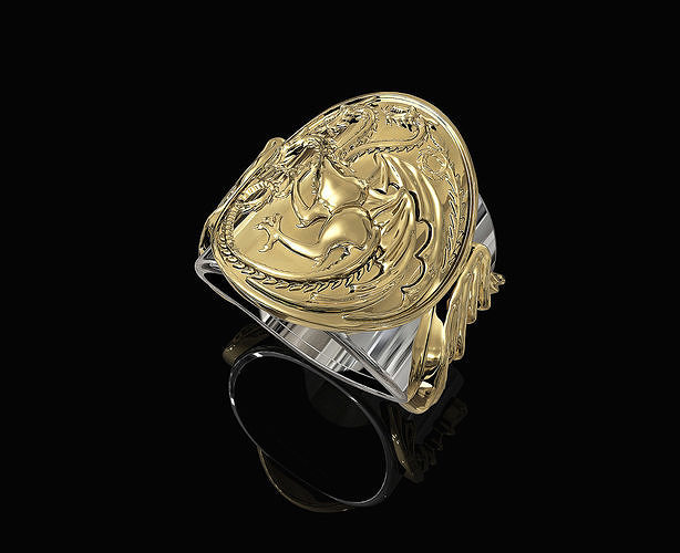 Targaryen Ring-Game of Thrones 3D print model