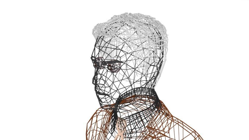 Low Poly Buisness Man Low-poly 3D model_19