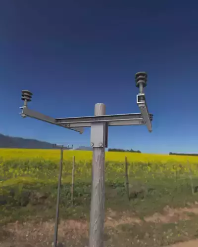 Wooden Electricity Pole - Object 021