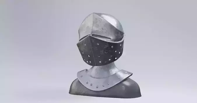 knight helmet armor