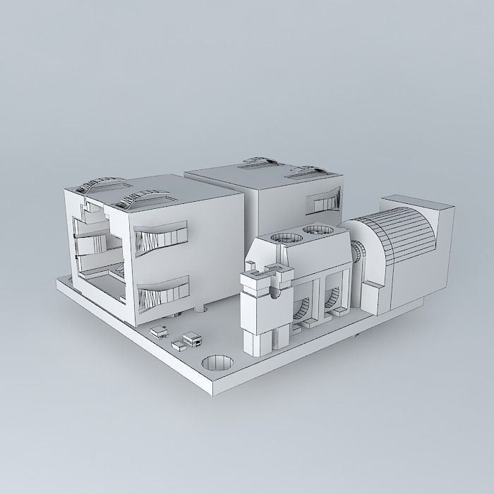 PowerNet connector Free 3D model_4