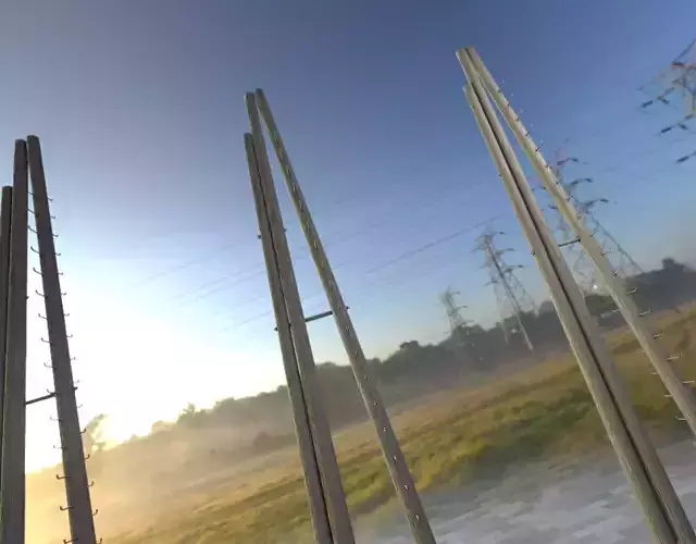 Wooden A-Pole with Ladder - Object 041