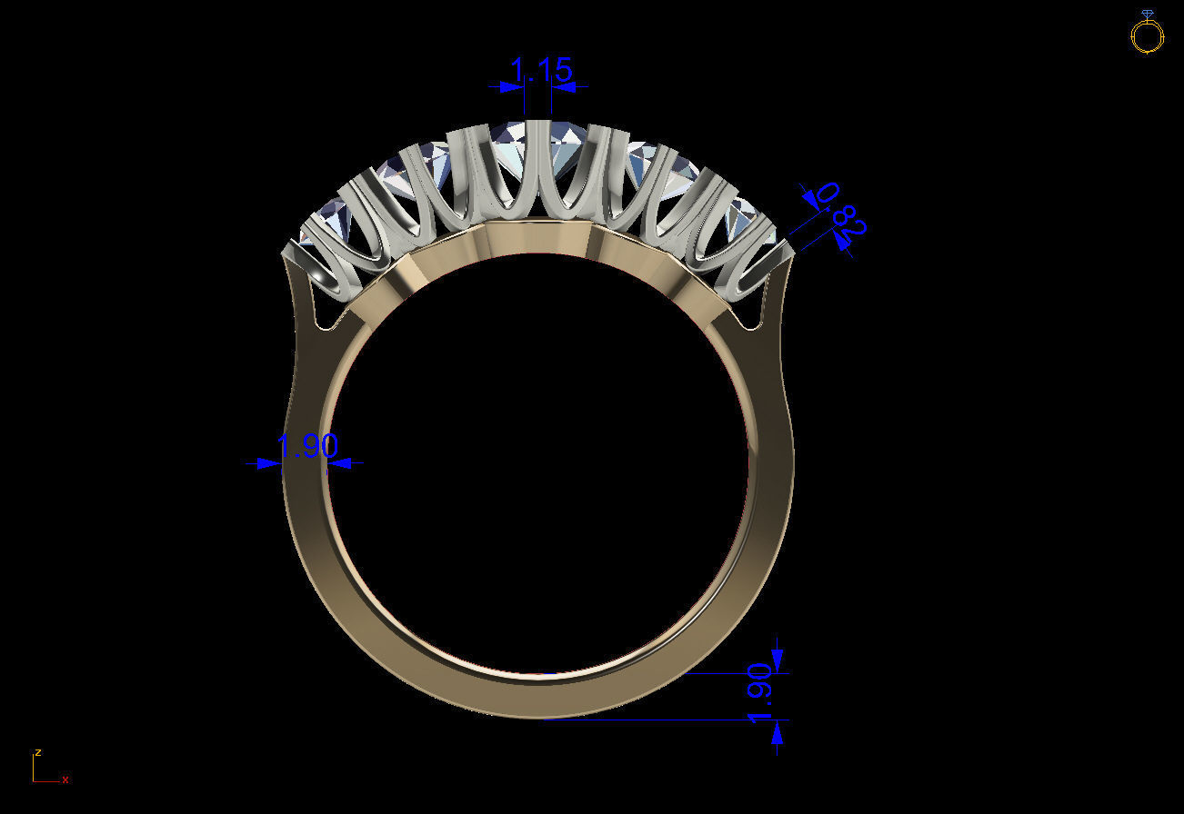 RING REX 3D print model_3