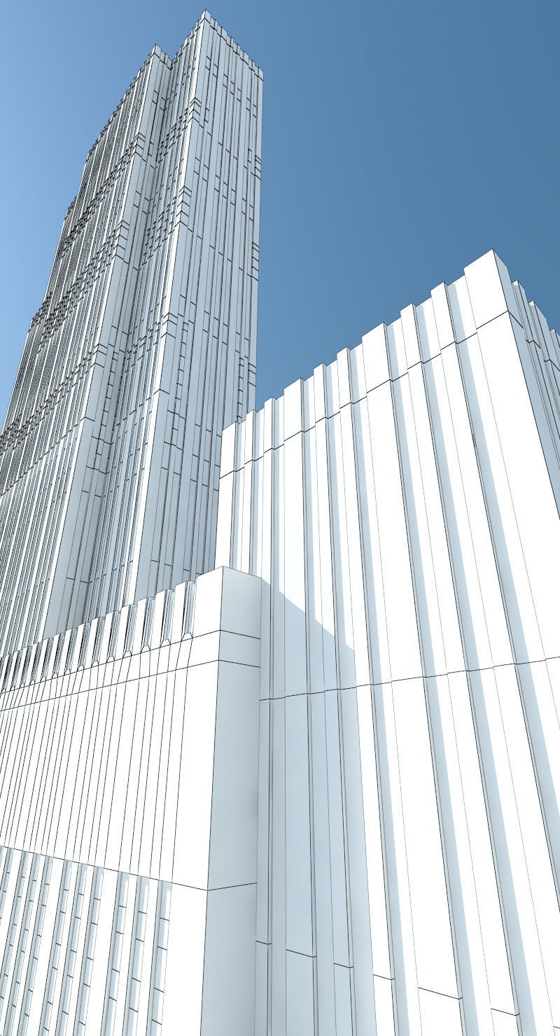 Rockefeller Center Comcast GE Building 3D model_9