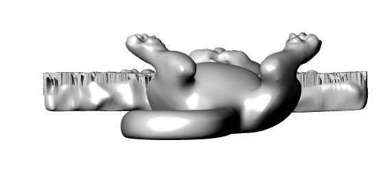 cat pendant print model 3D print model_4