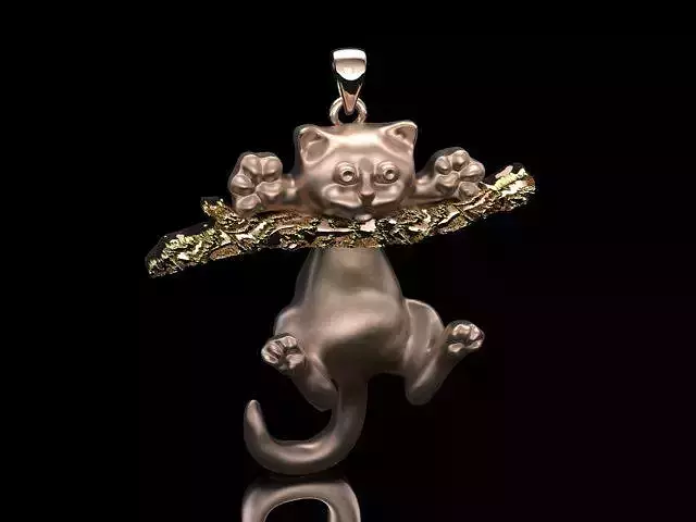 cat pendant print model