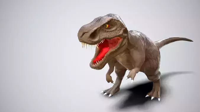 Tyrannosaurus Rex  Low-poly 3D model