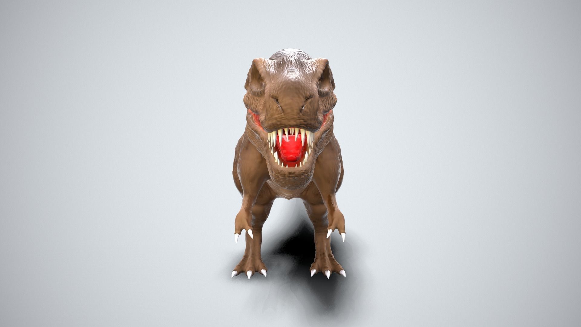 Tyrannosaurus Rex  Low-poly 3D model_7