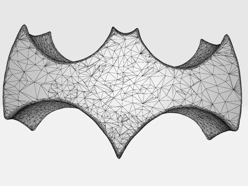Bat Logo V3 Batman Inspired 3D print model