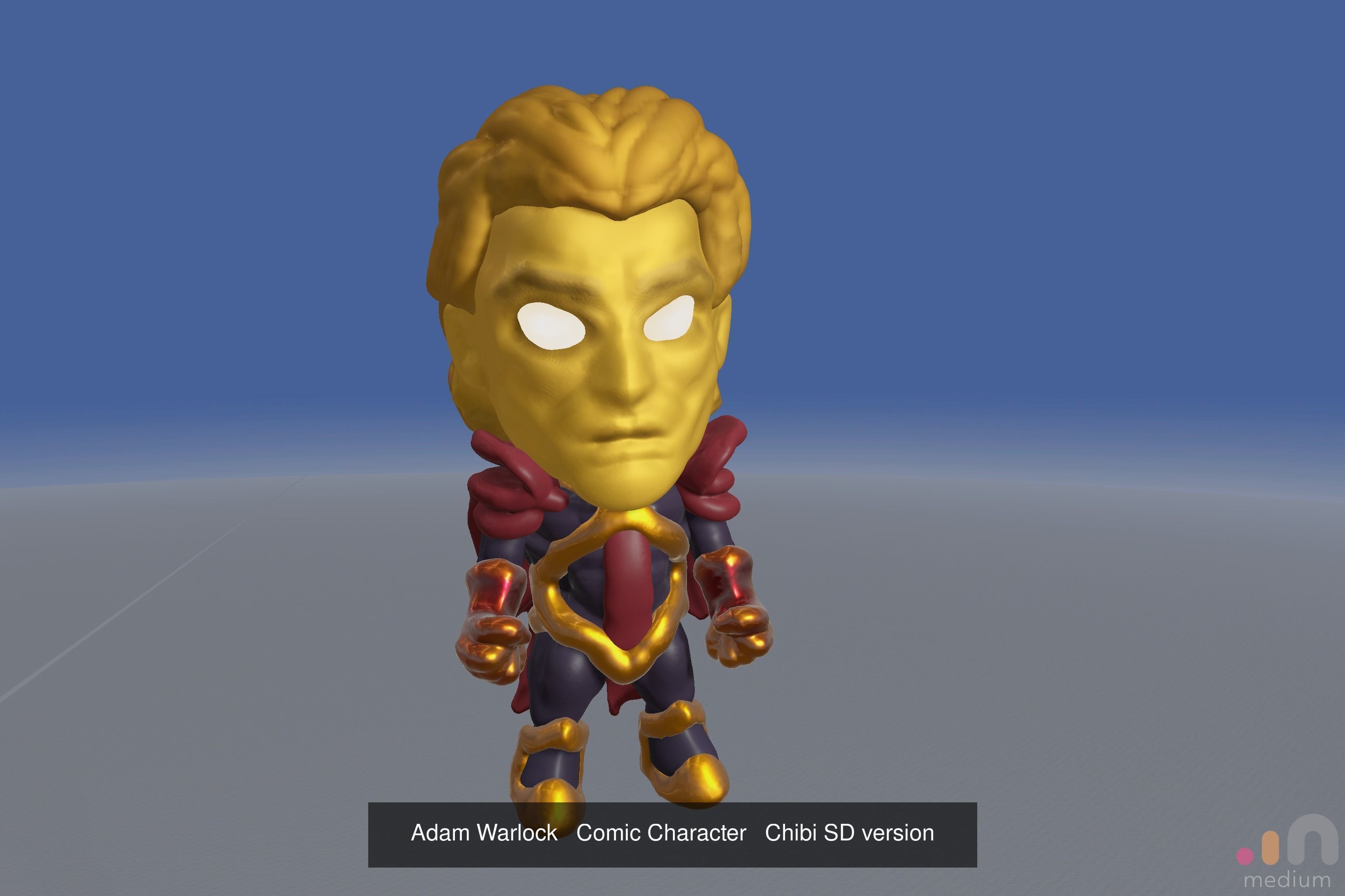 Chibi SD Style Characters Models and Scenes 3D Model Collection_11