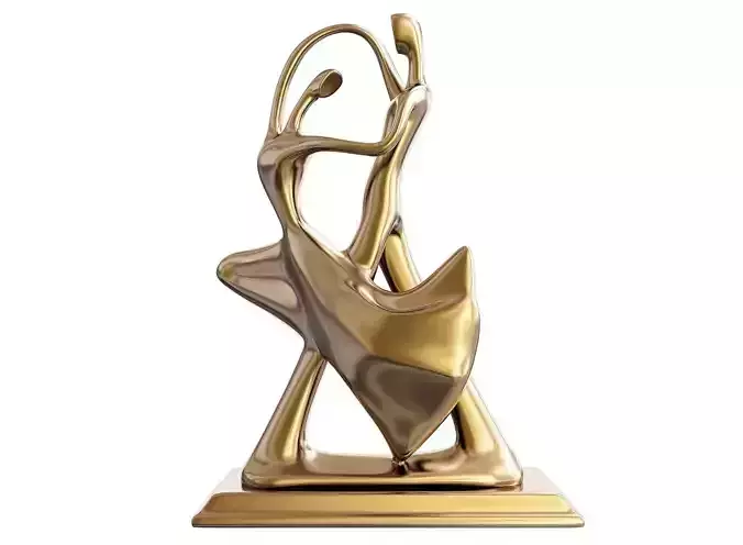 Dancer sculpture 3d model