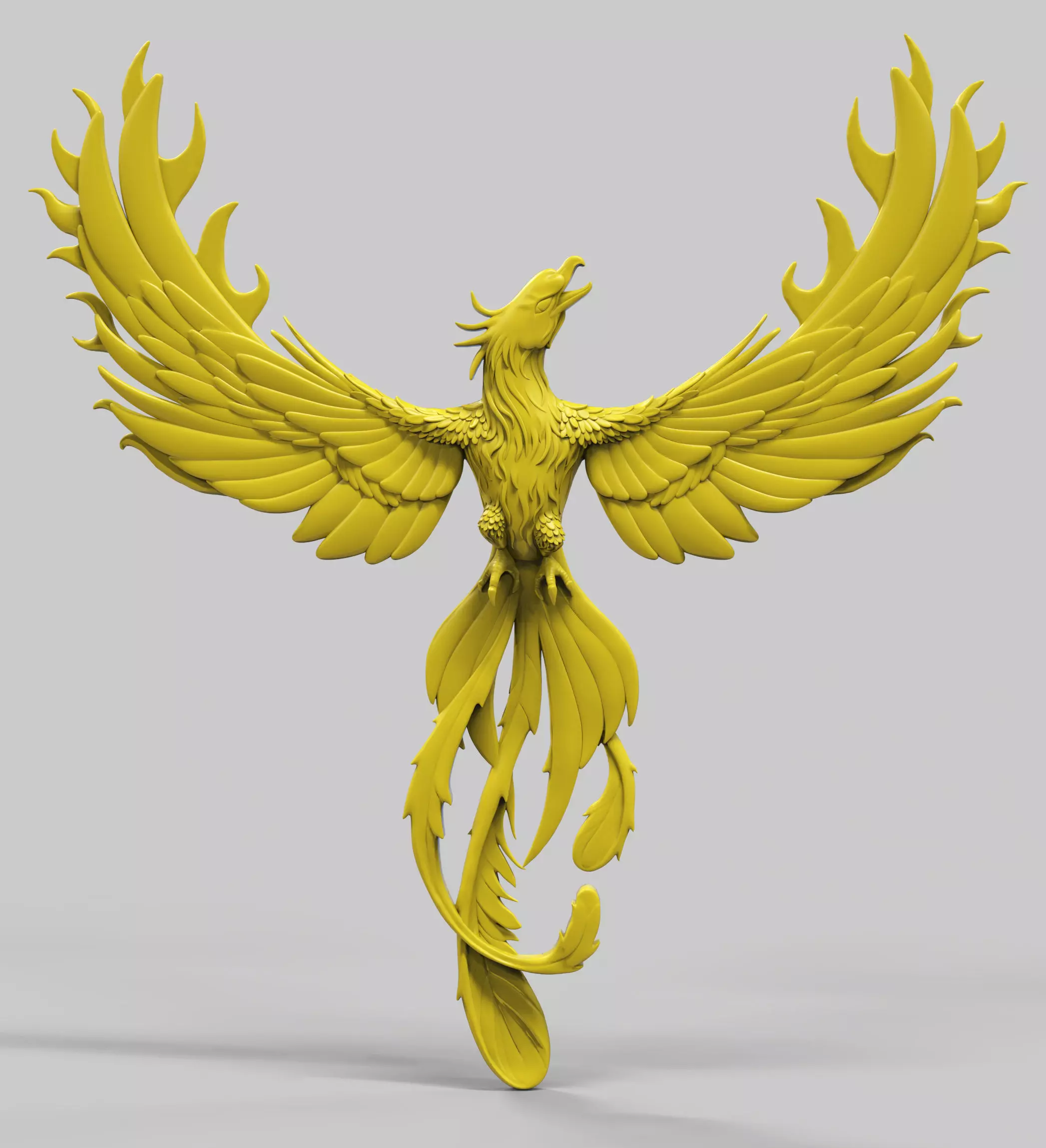Phoenix golden eagle 3D print model_0
