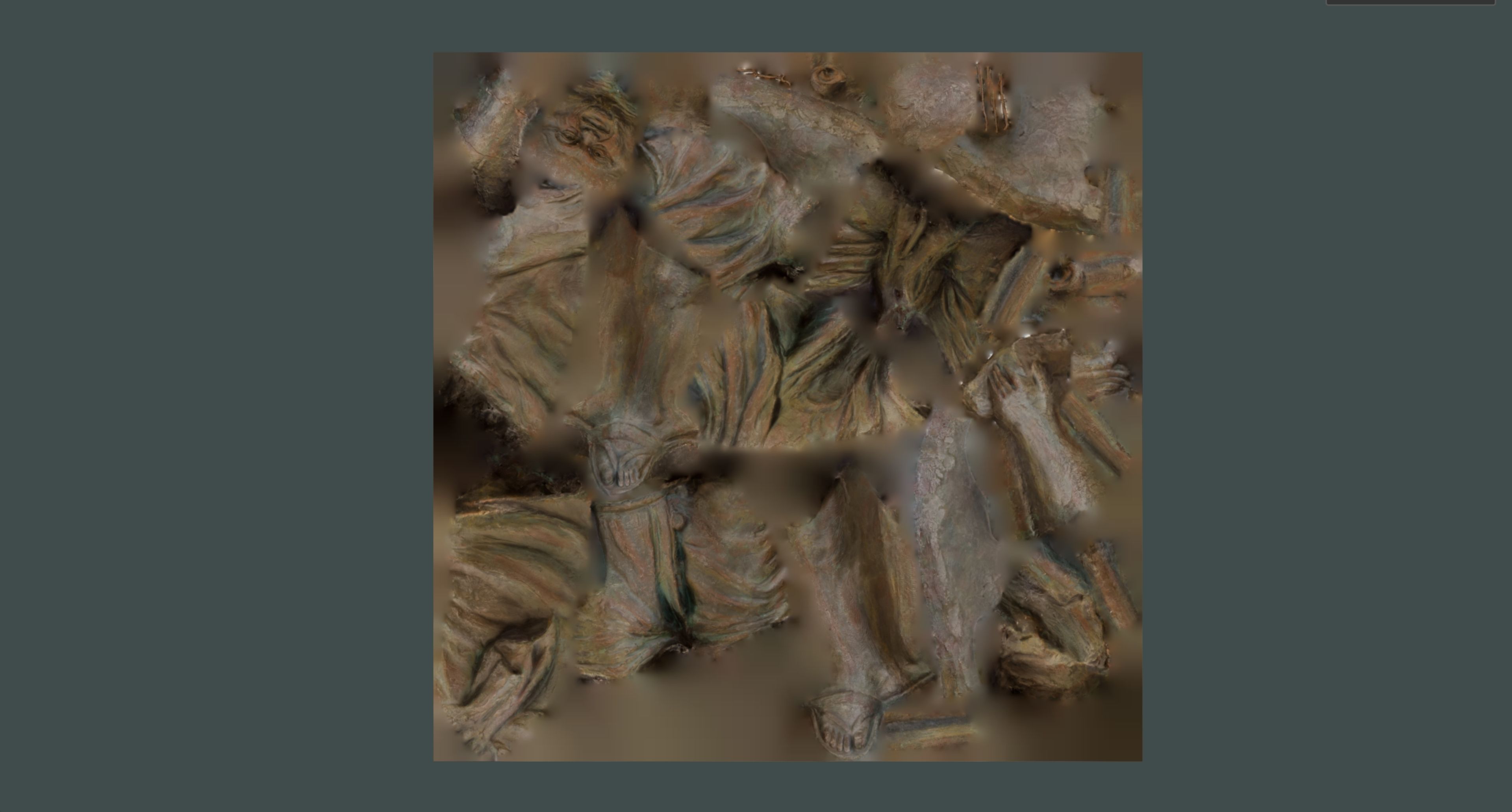 Gandhi by Wagh Sculptors v4 Low-poly 3D model_48