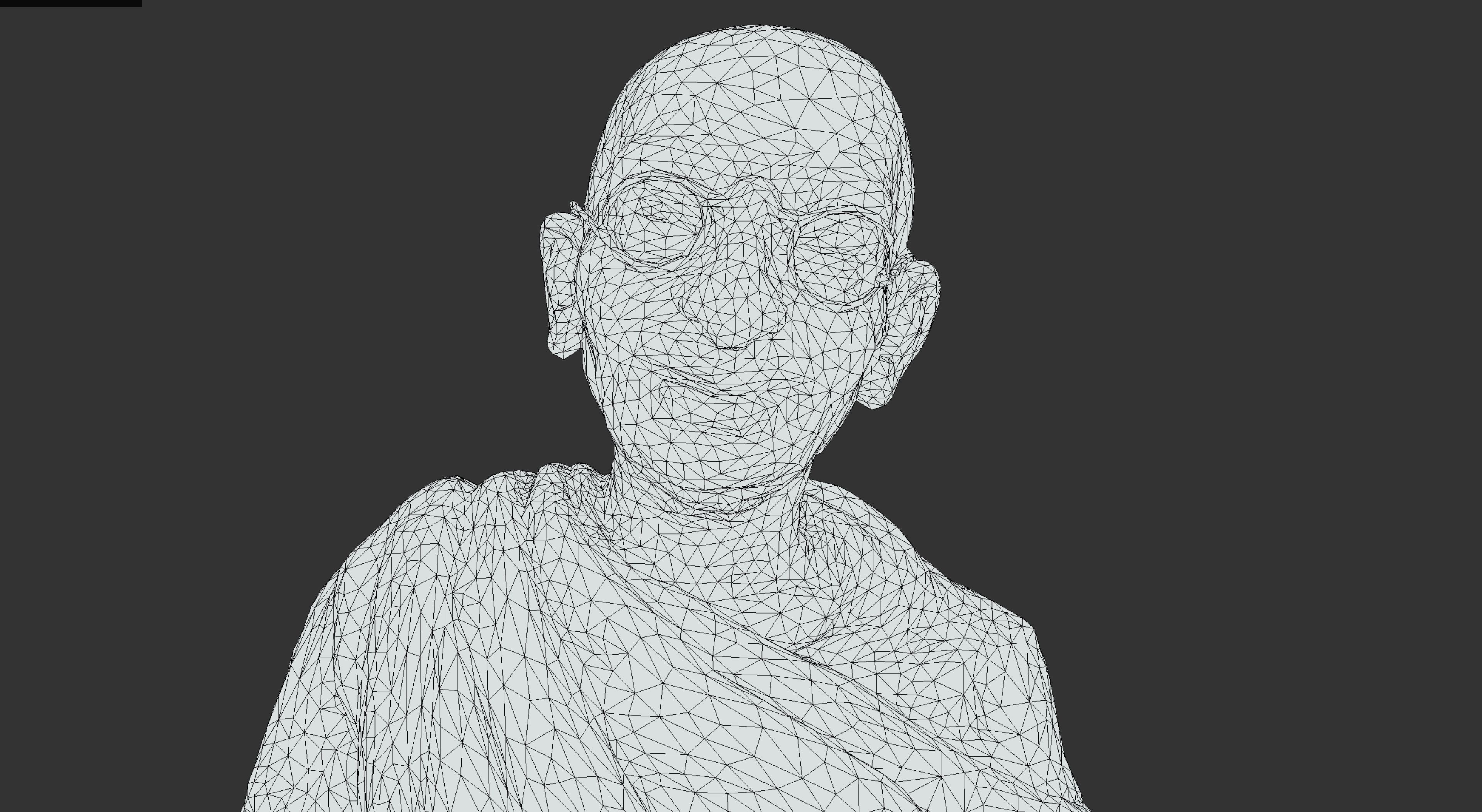 Gandhi by Wagh Sculptors v4 Low-poly 3D model_43